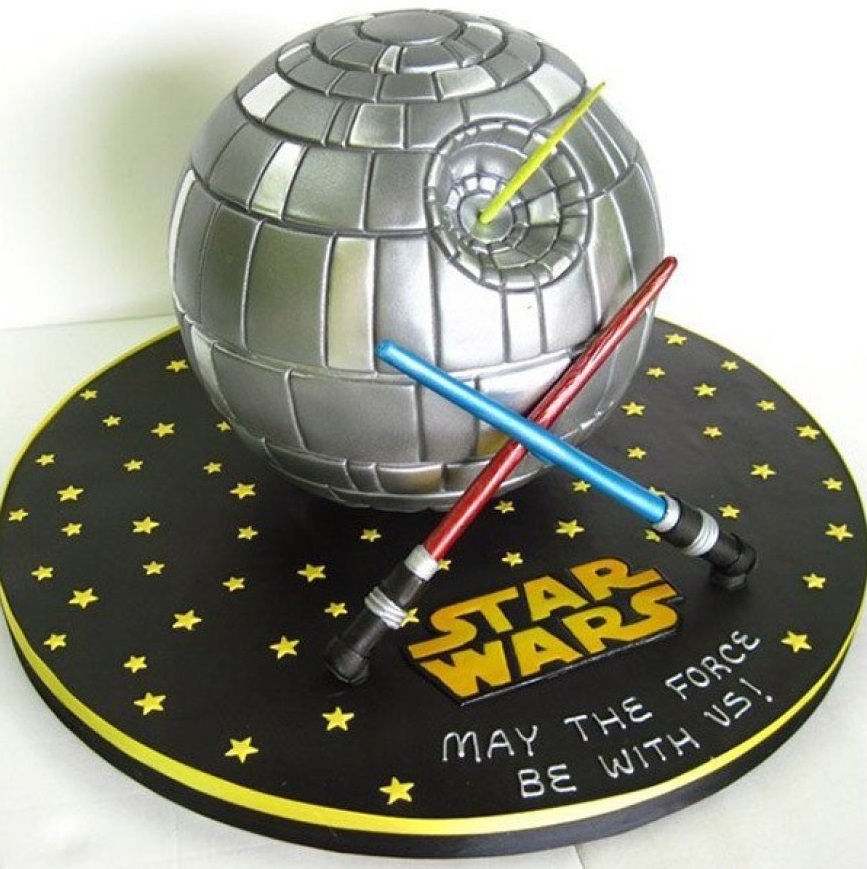 Death Star Cake