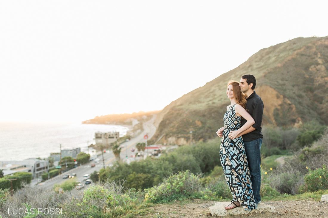 solstice canyon - engagement photo