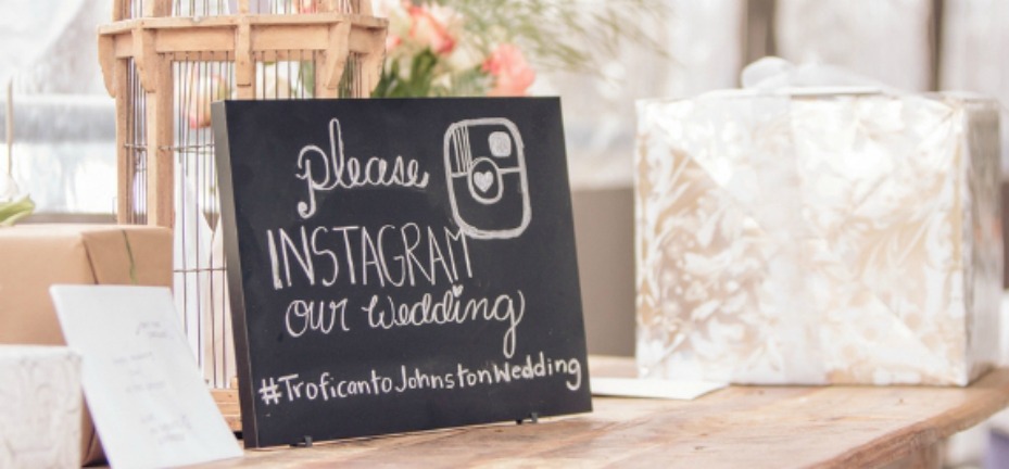 capitalize the first letter - wedding hashtag