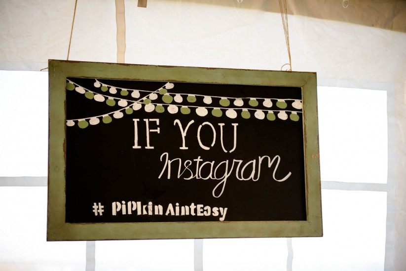 be creative - wedding hashtag